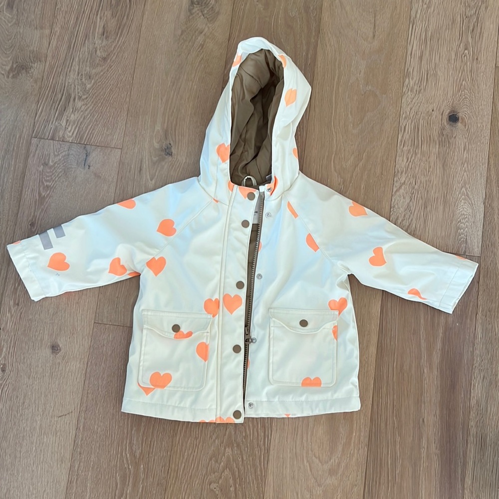 Zara Kids Jacket with Orange Hearts